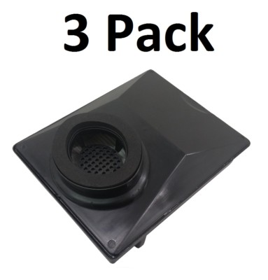 (3) Washable Hepa Exhaust Filters for Rainbow E Series Vacuum