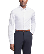 Tommy Hilfiger Men's Th Flex Slim Fit Wrinkle Resistant Stretch Twill, L, 16