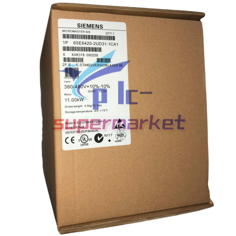 6SE6420-2UD31-1CA1 1 PC NEW SIEMENS PLC 6SE64202UD311CA1 -6SE6420- Fast delivery