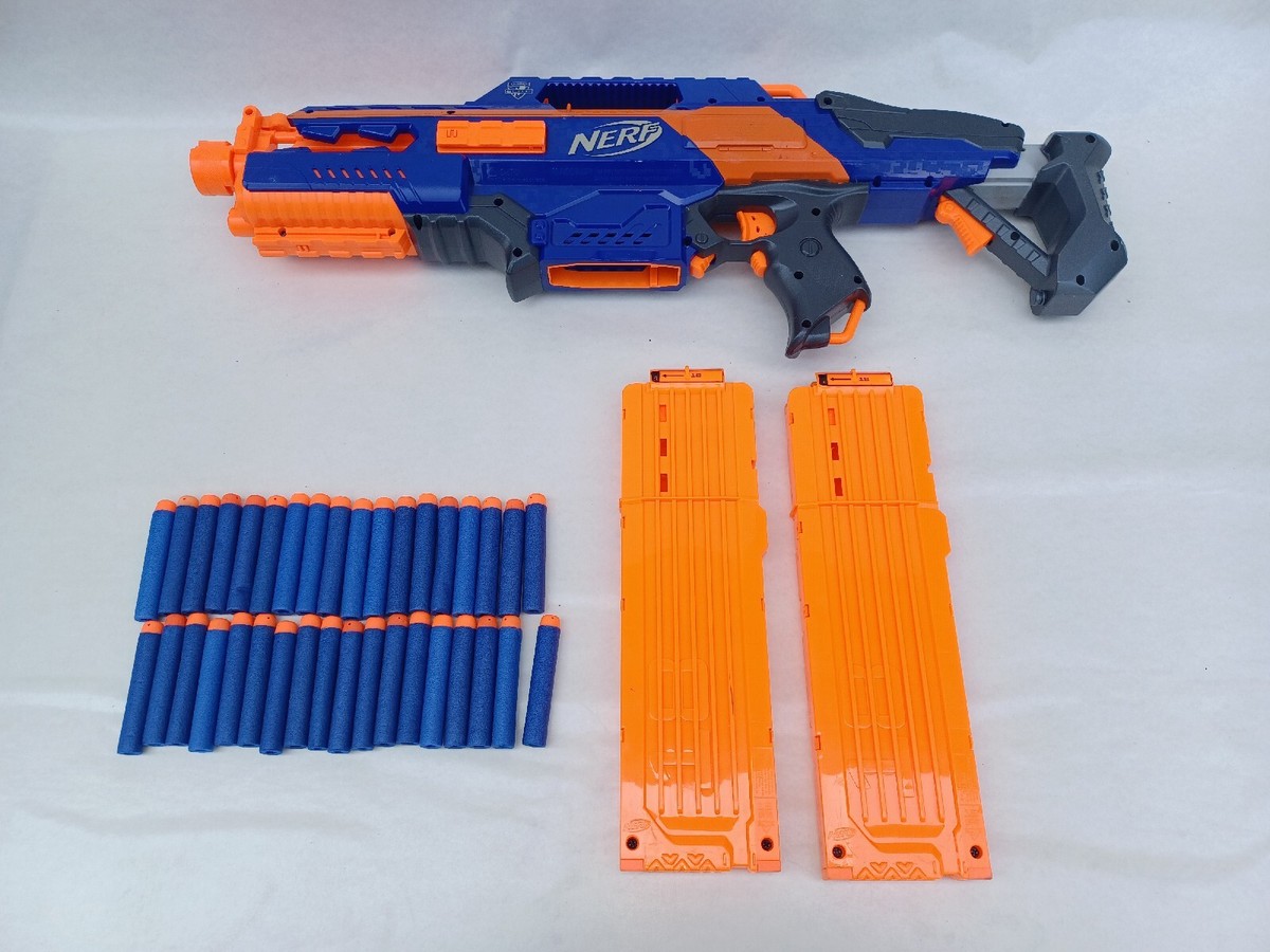 Nerf Rapidstrike CS-18 Dart Blaster W/ 2 Magazines 36 Darts | eBay