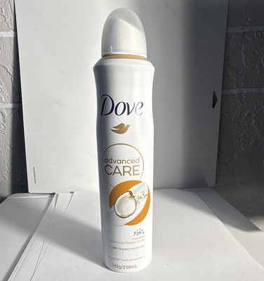 Dove Advanced Care Jasmine Coconut Alcohol-Free Antiperspirant Spray 250mL