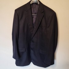 Brooks Brothers 1818 SaxXon Wool Striped Suit 2-Button - Size 42L Pants 36x30
