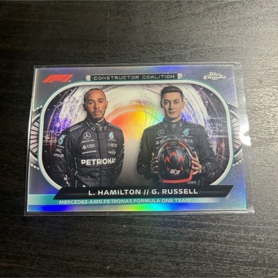 Topps 2022 Topps Chrome Formula 1 Constructor Coalition Hamilton/Russell #CC-MF1