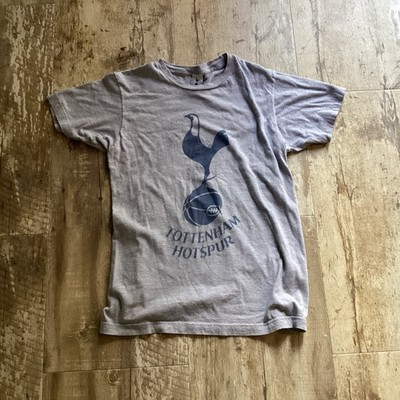 TOTTENHAM HOTSPUR Official Football Tee Gray Mascot Cockerel Men s Medium