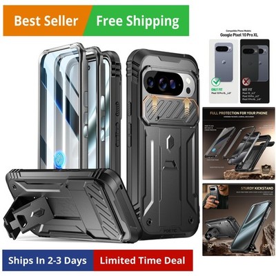 Revolution Case for Google Pixel 10 Pro XL 5G, [Slide Camera Cover], Built-in...