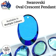 Swarovski 6120 Crescent Pendant 32mm - 1 piece per packet - Vintage