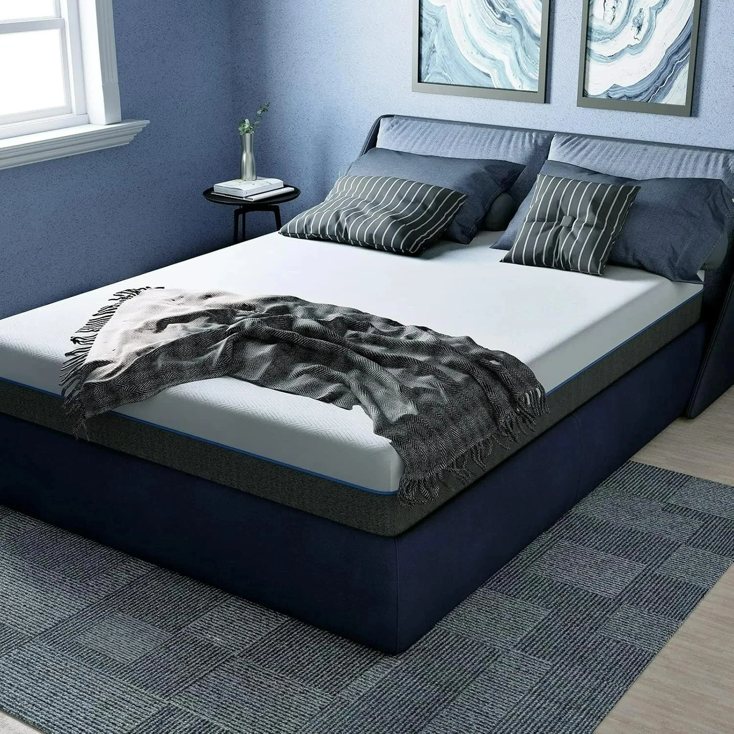 Hybrid Memory Foam Spring Mattress Double 25cm Hydro Memory Foam Spring Coil Ma