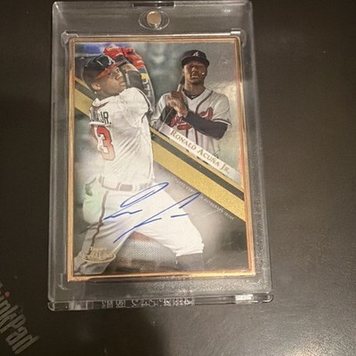 Topps 2019 Gold Label Ronald Acuña Jr. Braves Framed Autograph GLA-RA
