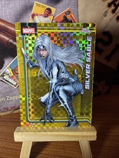 2026 Topps Chrome Marvel #158 Silver Sable GOLD X-Fractor Refractor /50 Hot SSP!