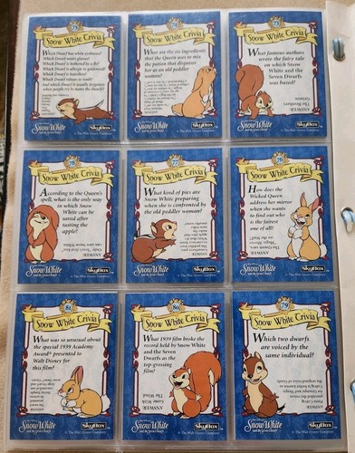 Vintage "Snow White & The Seven Dwarfs" Skybox Disney Trading Cards - Picture 20 of 24