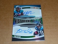 2025 Panini Absolute MAURICE JONES DREW/FRED TAYLOR AUTOGRAPH/AUTO JAGUARS /25