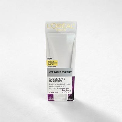 L'Oreal Paris Wrinkle Expert 55+ Age Defense Lotion SPF, Reduces Wrinkles