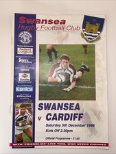 Swansea v Cardiff Rugby Union; 5th December 1998