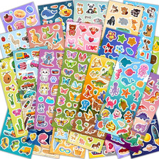 24 Sheets Stickers for Kids  Toddlers, Cute Kids Stickers Variety Pack