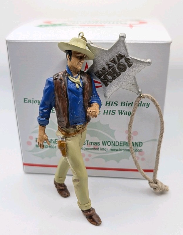 Vintage John Wayne "The Duke" Figure Ornament