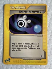 Pokémon TCG Energy Removal 2 Expedition Base Set 140/165 Regular Uncommon on eBay