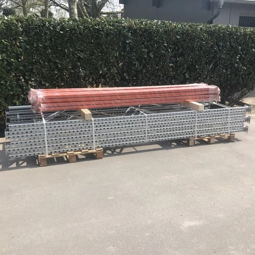 Palettenregal gebraucht, 3m x 5,7m x 1,1m HxBxT, Schwerlastregal Hochregal 1,5 t - Bild 4 von 4