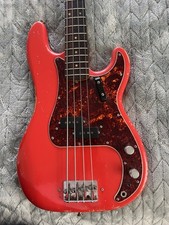 Fender Vintage Precision Bass 1964 - Fiesta Red Refin (New pix Added)