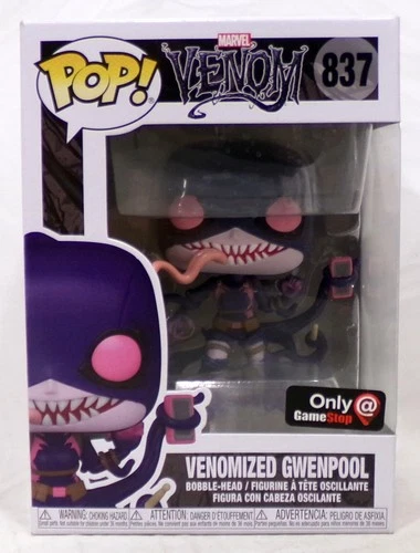 Funko Pop! 2021 Marvel Venom 837 Venomized Gwenpool Gamestop Exclusive