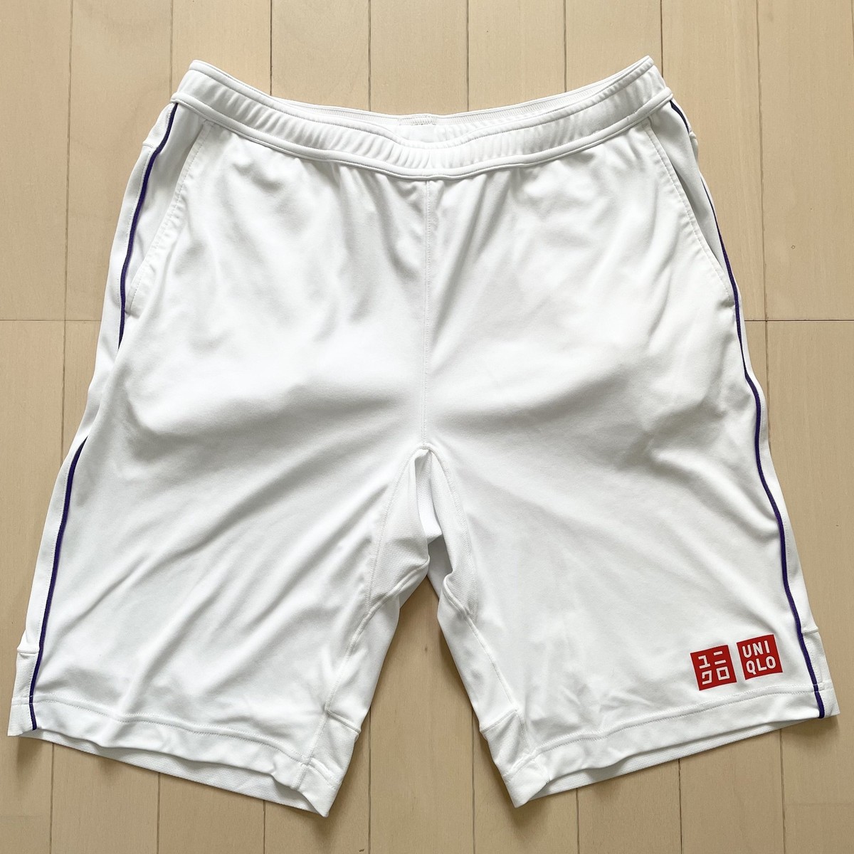 UNIQLO 2015 Wimbledon Kei Nishikori Shorts Size M Rare JAPAN White