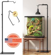 Soporte para l mpara de calor para reptiles,altura ajustable de 21 a 62 pulgadas
