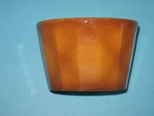 Fraunfelter Krust Kookin China 5 RAMEKINS Gold No.800 Art Deco wArch Ohio 1930's