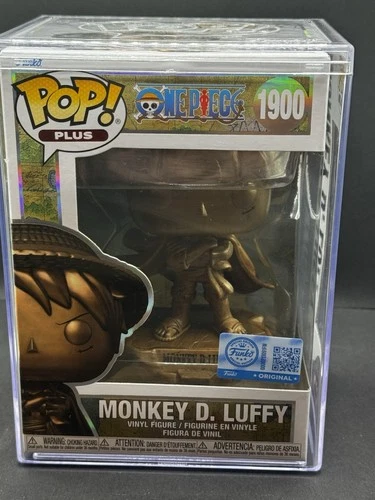 Funko Pop Plus One Piece Luffy Bronze #1900 Special Edition w/ Hard Case