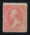 CKStamps: US Stamps Collection Scott#248 2c Washington Mint LH OG Gum Skip