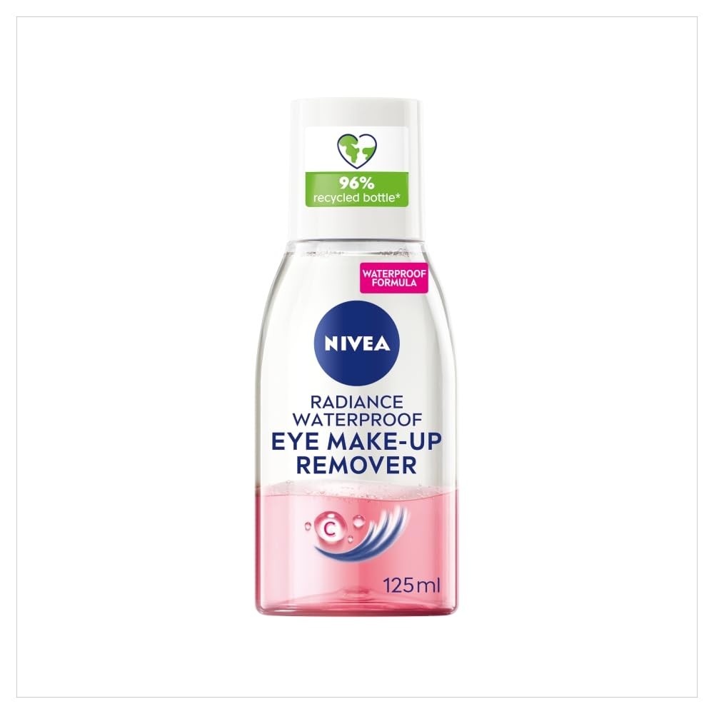 Nivea Radiance Waterproof Eye Make Up Remover - 125ml - Gentle & Effective Cleansing - Image 2