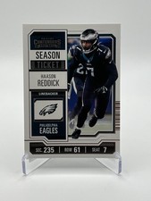 Haason Reddick #80 Eagles DE 2023 Panini Contenders Season Ticket Silver
