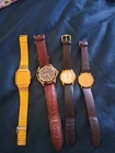 4 Vintage Watches Longinese Seiko Timex Rotary Spares Or Repair