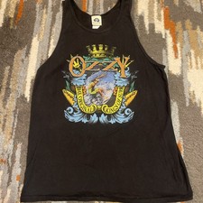 Vintage 90s Ozzy Surfboards Single Stitch Tank Top Surf Tee USA Made Faded Large