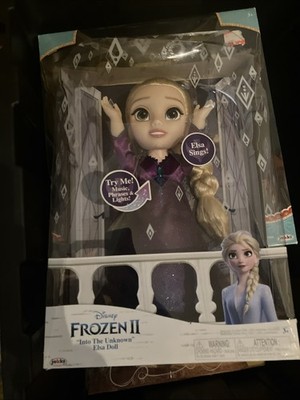 Disney Frozen 2 2019 Into the Unknown Elsa Singing Doll Music Needs Battery