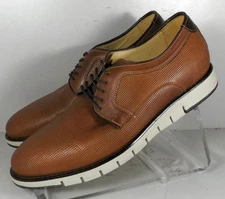 272240X SD50 MARTELL MEN'S SHOES SIZE 9 M TAN LEATHER LACE UP JOHNSTON & MURPHY