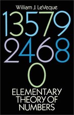 Elementary Theory of Numbers Paperback or Softback 
