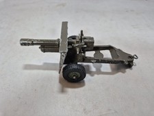 Vintage Crescent Toys 25-Pounder Field Gun Diecast Military Britain Made England