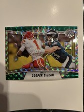 2025 Panini Mosaic - Bang! Cooper DeJean #9 Green Mosaic Prizm🏟️
