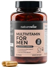 Multivitamin for Men - Daily Male Support - Minerals & Herbs for Energy, Perf...