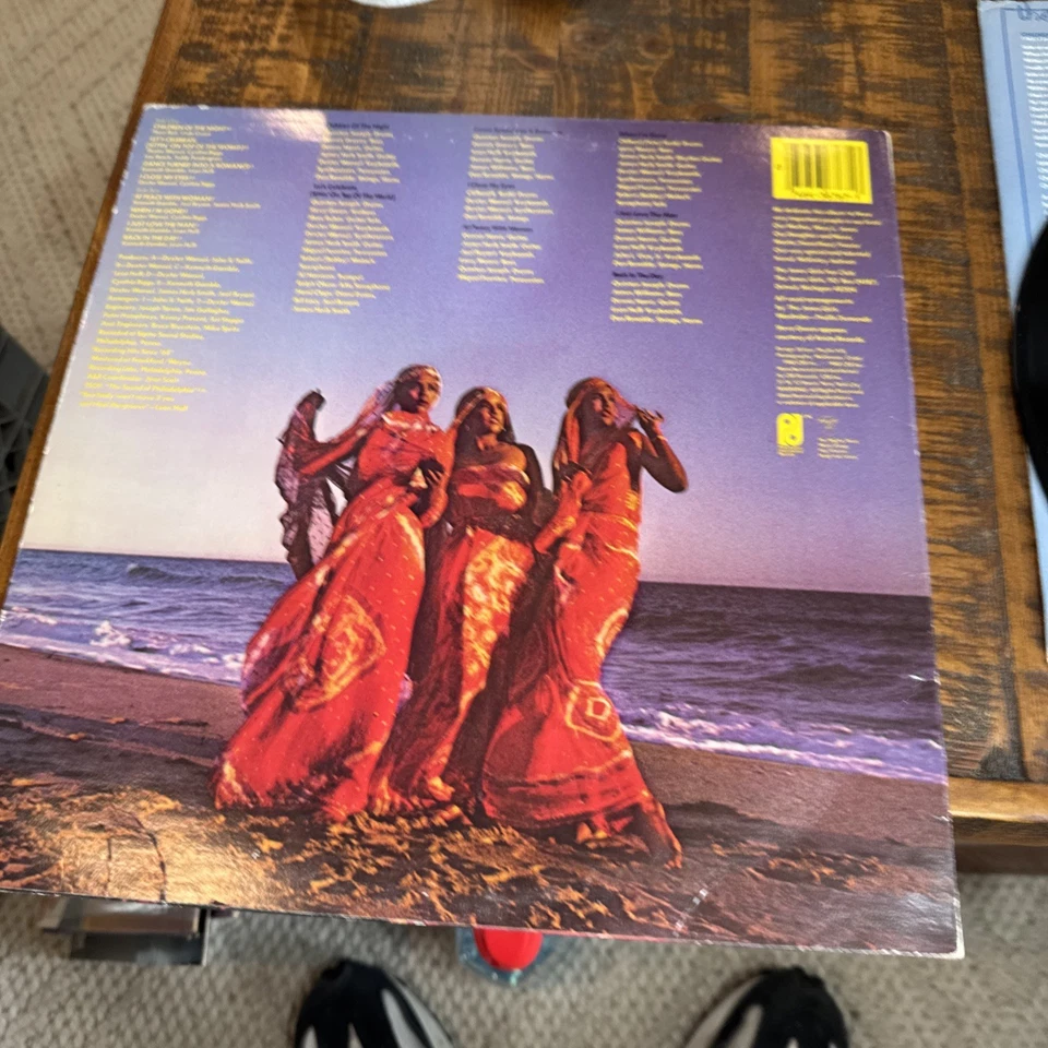 The Jones Girls – At Peace With Woman LP w/ Inner (VG++) [1st US Press] PIR - Image 2 of 3