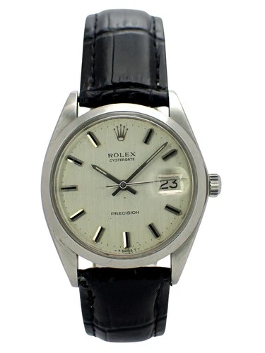 ROLEX Oysterdate Precision Hand-winding Date Watch 6694 Cal.1225 Year 1970