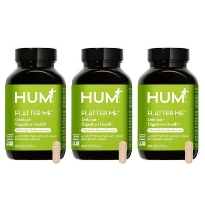 Natürliche Blähungen Linderung Ergänzungen 3 Pack HUM Flatter Me Täglich Verdauung