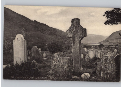 St Kevin's Cross, Glendalough County, Wicklow, Ireland Postcard
