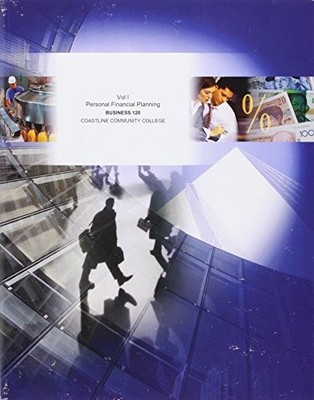 PERSONAL FINANCIAL PLANNING BUSINESS 120 VOLUME 1