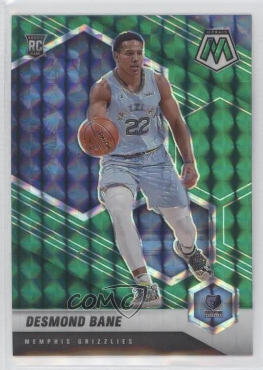 2020-21 Panini Mosaic Green Prizm Desmond Bane #211 Rookie RC 12g7