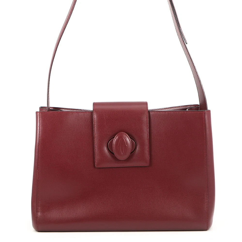 Cartier — CARTIER Must Line Shoulder Bag Leather Bordeaux