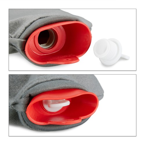 Wärmflasche Heißwasserflasche Warmflasche Warmwasserbeutel Gummiwärmflasche - Bild 7 von 10