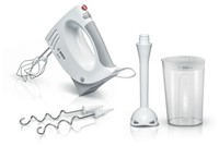Bosch MFQ3540 Handmixer 450 W 5 Stufen Grau, Weiß