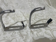 2 Horse Equine Stirrups Metal 4 3/4  Across
