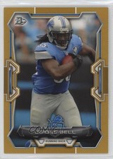 2015 Bowman Gold 27/75 Joique Bell #42 0q0