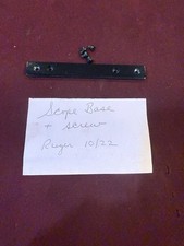 Weaver Ruger 10/22 One-Piece Scope Base Gloss Black - with Screws